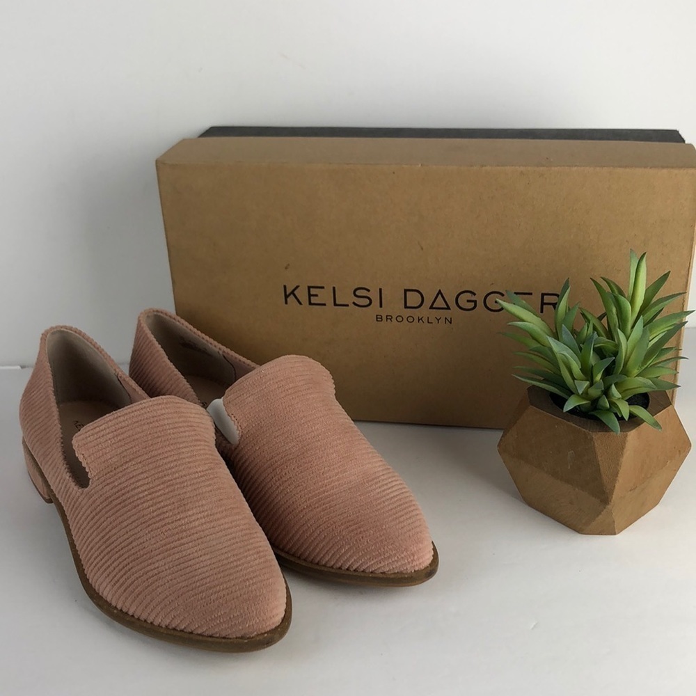 NEW Kelsi Dagger x Anthropology Arbor Corduroy Loafer Flats 5.5